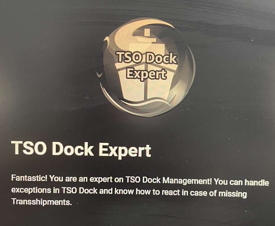 Jamie Lynn Services BDL4 dock operations recognition card Recognition card reading TSO Dock Expert