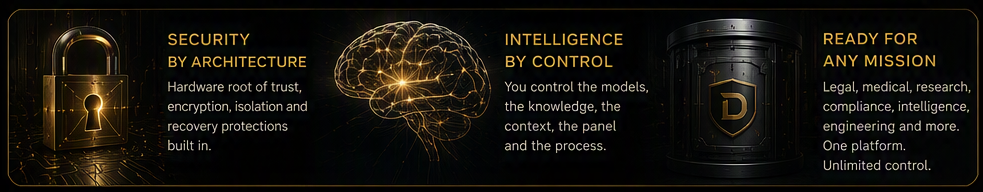 Domatrix local multi-model intelligence system running on owned infrastructure
